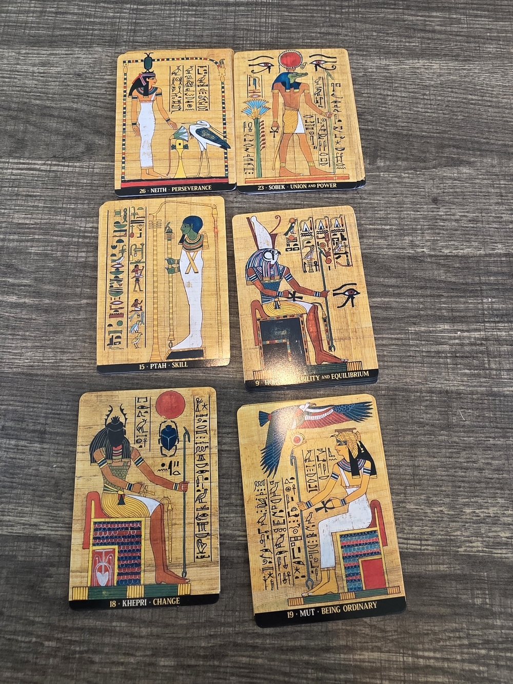 Egyptian Gods Oracle Cards - QR Code Guidebook - Picture 2 of 12